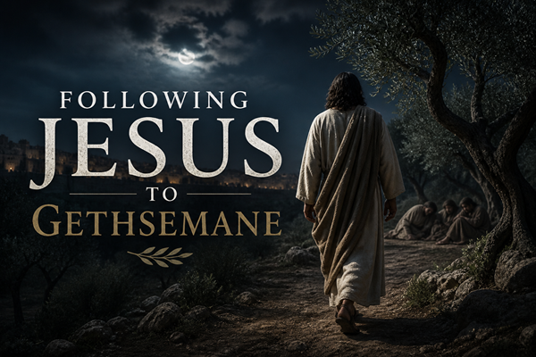 FOLLOWING JESUS TO GETHSEMANE