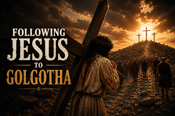 FOLLOWING JESUS TO GOLGOTHA